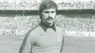 Miguel Ángel en su época como portero madridista (Realmadrid.com)