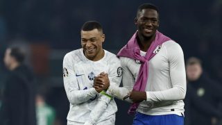 Ibrahima Konaté y Kylian Mbappé con Francia.