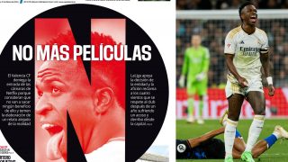 La prensa de Valencia calienta la vuelta de Vinicius a Mestalla