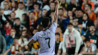 Vinicius Junior celebra su gol. (EFE)