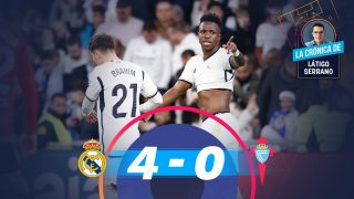 El Real Madrid goleó 4-0 al Celta.