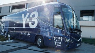 El Real Madrid estrenó diseño en su autobús. (Redes sociales)