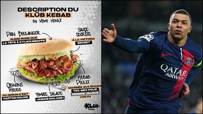 Kylian Mbappé, kebab