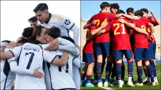 Piña del Real Madrid juvenil y de la selección española sub-19.