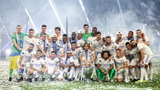 El Real Madrid celebra la Copa de Europa conseguida en 2022. (Europa Press)