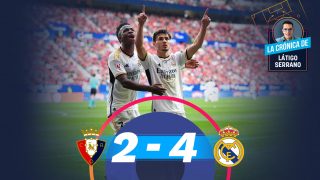 El Real Madrid se impuso 2-4 a Osasuna.
