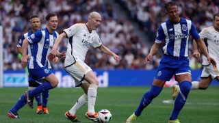Zidane en el ‘Corazon Classic Match’. (EFE)
