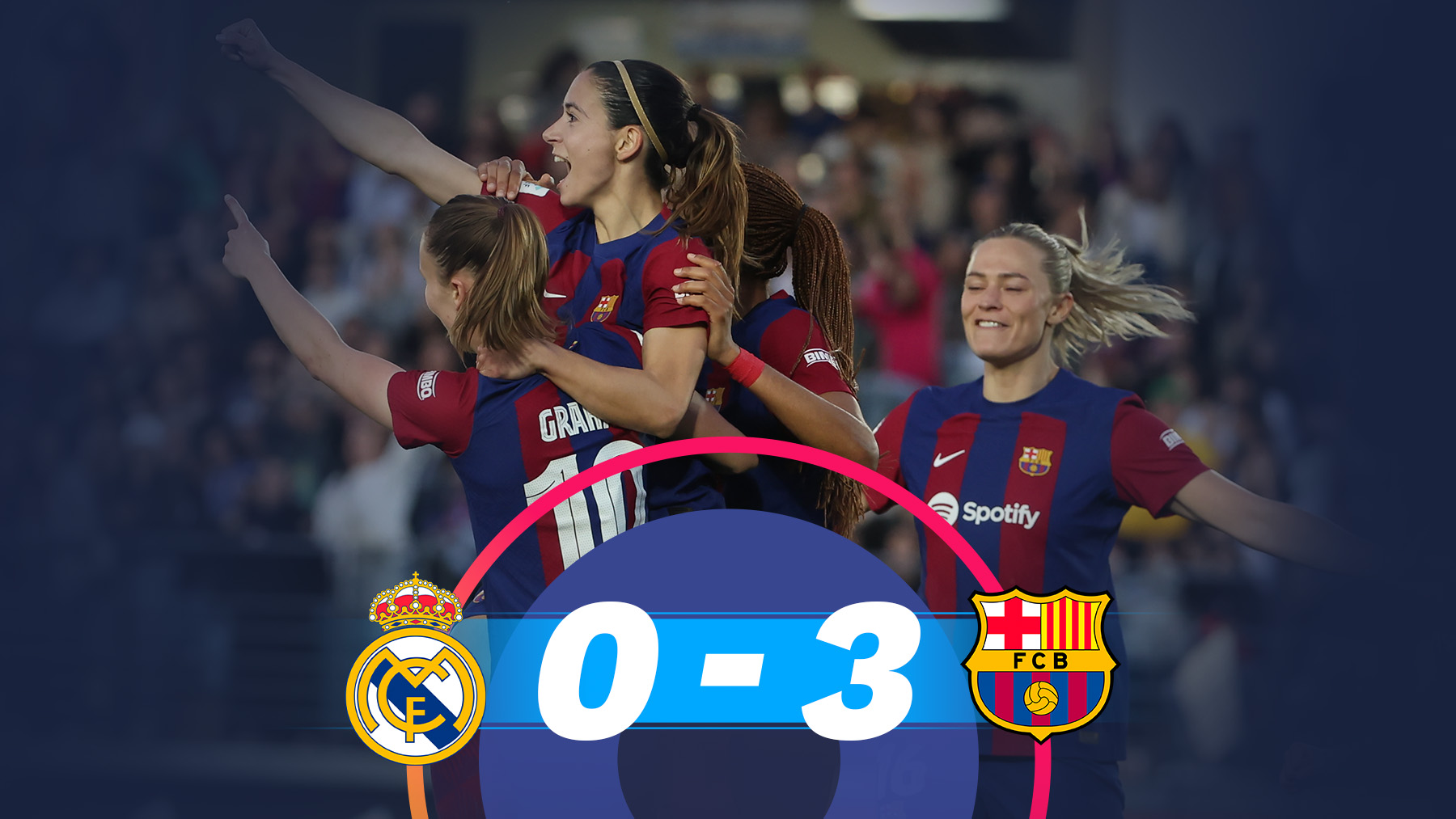 El Barcelona no da opción al Real Madrid en el Clásico