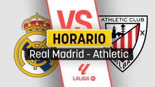 Real Madrid – Athletic: dónde ver en directo y a qué hora es el partido de la Liga.