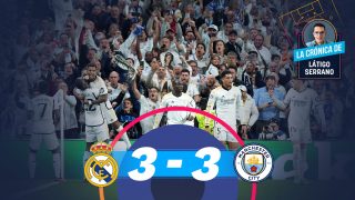 Real Madrid y Manchester City firman un 3-3 en el Bernabéu.