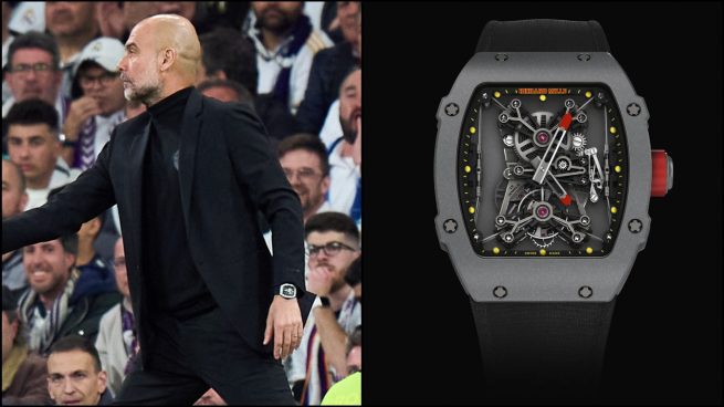 Guardiola, Richard Mille, Manchester City, Real Madrid
