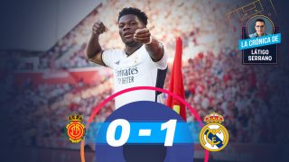 El Real Madrid ganó 0-1 al Mallorca.
