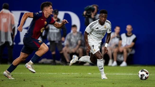 Vinícius, en el Real Madrid-Barça de pretemporada