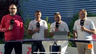Axel Torres, Joaquín, Carlos Martínez y Bernd Schuster.