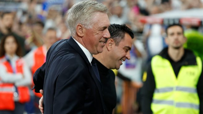 Carlo Ancelotti, Xavi Hernández, Real Madrid-Barcelona