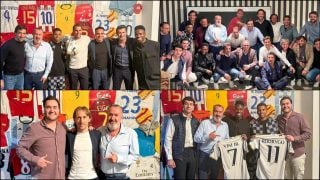 La foto más madridista de Ángel Martín con Rafa Nadal, Modric, Rodrygo, Vinicius (Instagram)