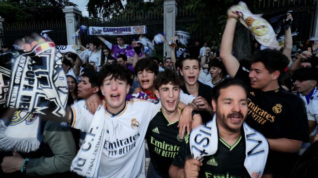 celebración Liga Real Madrid