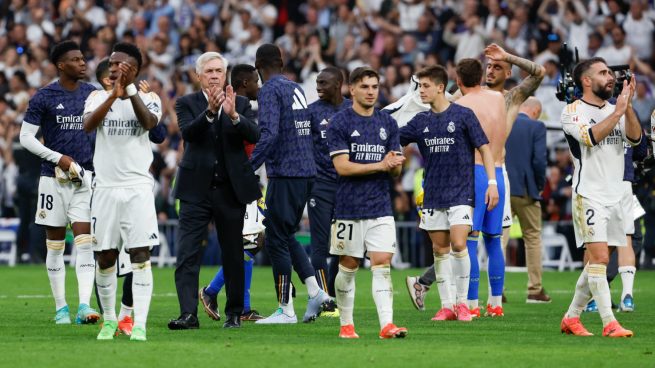 Carlo Ancelotti, celebración Real Madrid