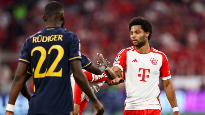 Serge Gnabry, Rüdiger, Bayern Real Madrid