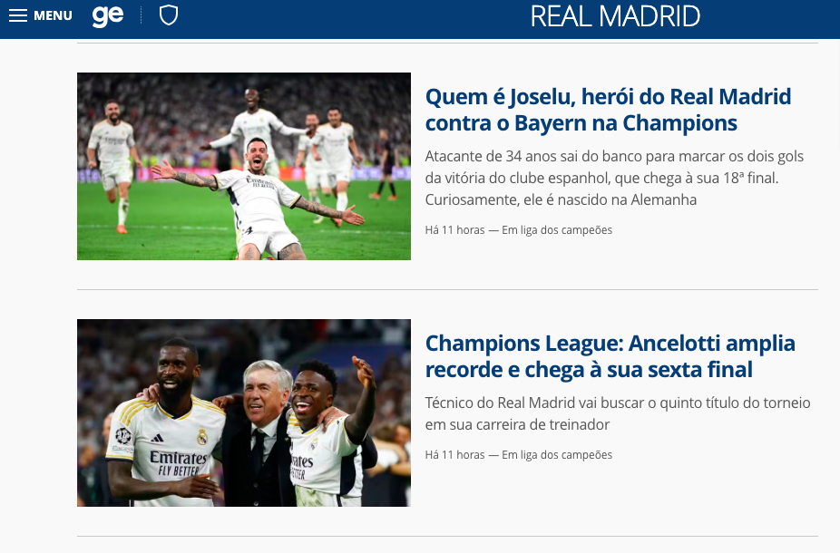 Prensa mundial Real Madrid