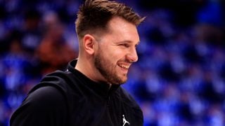 Luka Doncic en un partido de NBA (Getty)