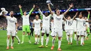 Los jugadores del Real Madrid celebran el pase a la final. (Getty)