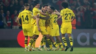 Los jugadores del Dortmund celebran un gol. (Getty)