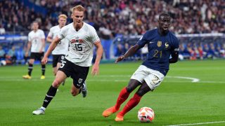 Ferland Mendy con la camiseta de Francia.