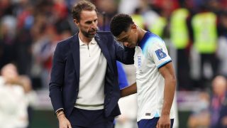 Southgate junto a Jude Bellingham (Getty)