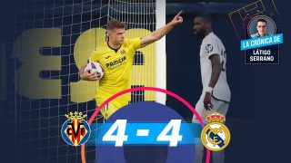 El Real Madrid empató en Villarreal.