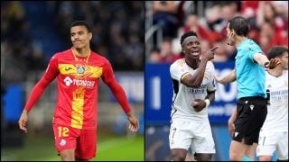 Mason Greenwood y Vinicius Junior. (Getty)