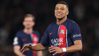 Kylian Mbappé esta temporada con el PSG. (Getty)