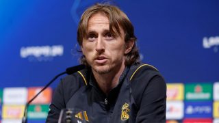 Luka Modric, en la rueda de prensa previa a la final entre el Borussia Dortmund y el Real Madrid. (realmadrid.com)