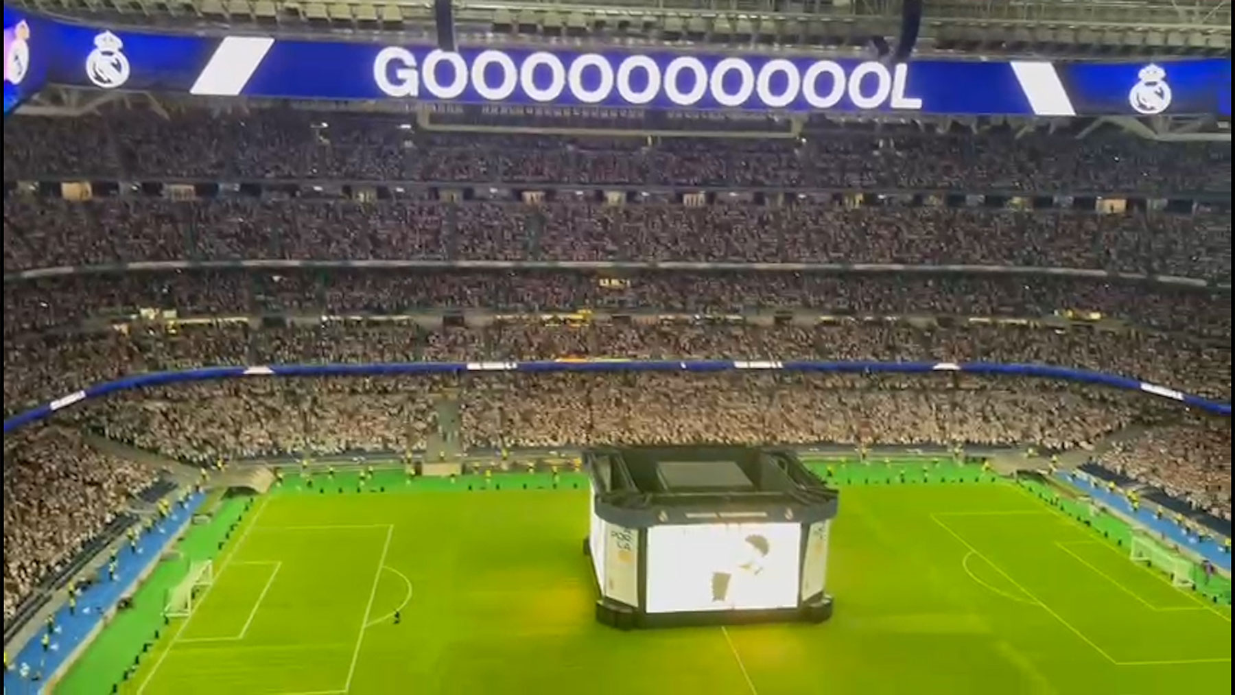 Santiago Bernabéu, celebración