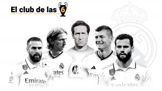 Carvajal, Modric, Gento, Kroos y Nacho. (Europa Press)