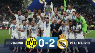 El Real Madrid conquistó La Decimoquinta tras vencer al Borussia Dortmund.