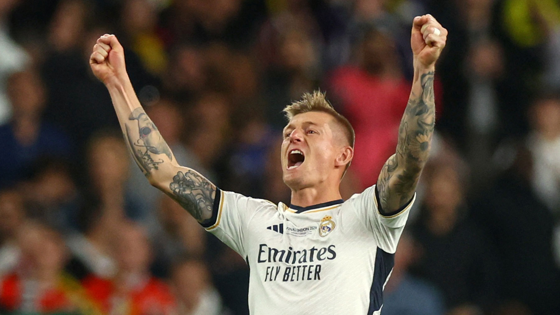 Kroos’s gesture during his substitution in the Champions League final that elevated him as a Real Madrid legend