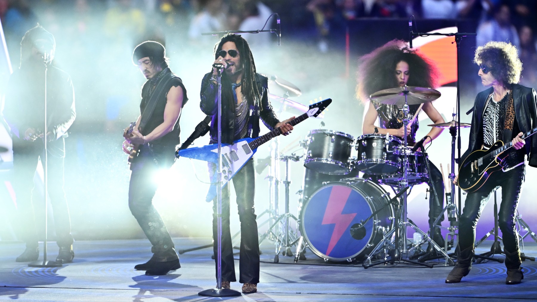 Así fue la espectacular actuación de Lenny Kravitz en Wembley en la