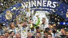 El Real Madrid levanta la Decimoquinta en Londres. (Getty)