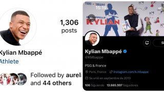 Las redes sociales de Mbappé.