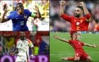 Mbappé, Carvajal, Rüdiger, Arda Güler, tarjetas Real Madrid Eurocopa