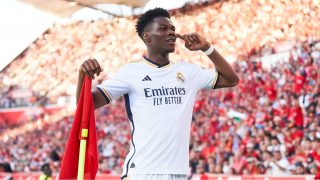 Tchouameni celebra un gol con el Real Madrid. (Getty)