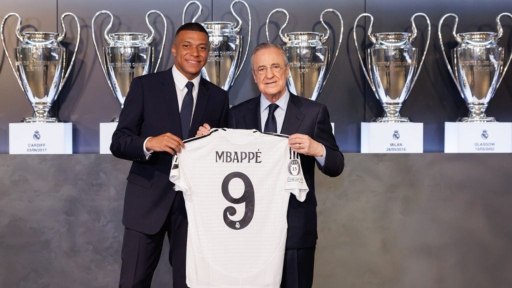 presentación Mbappé Florentino Pérez