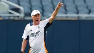 Ancelotti analizó la actualidad del Real Madrid durante la gira por EE.UU. (EFE)