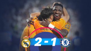 El Real Madrid ganó al Chelsea en Charlotte.