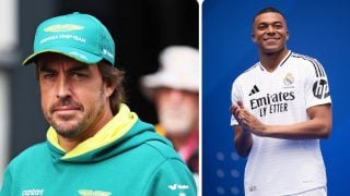 Fernando Alonso se muestra muy ilusionado con la llegada de Mbappé. (Getty)