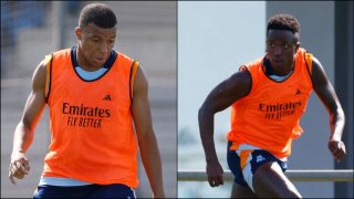 Mbappé y Vinicius. (Realmadrid.com)