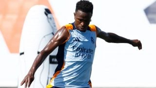 Vinicius durante un entrenamiento con el Real Madrid. (Realmadrid.com)