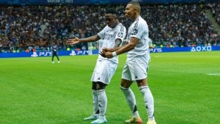 Vinicius y Mbappé. (Getty)