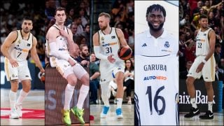 Campazzo, Hezonja, Musa, Garuba y Tavares, el quinteto NBA del Real Madrid.